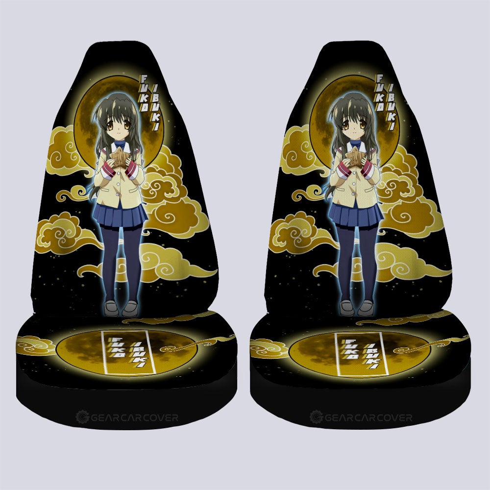 Fuko Ibuki Car Seat Covers Custom Clannad Anime Car Accessories - Gearcarcover - 4