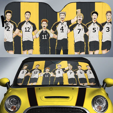 Fukurodani Academy Car Sunshade Custom Anime Haikyuu Car Accessories - Gearcarcover - 1