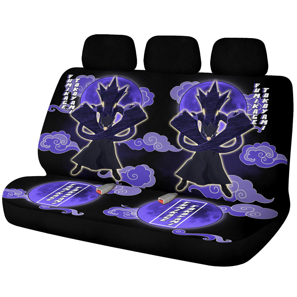 Fumikage Tokoyami Car Back Seat Covers Custom My Hero Academia Anime Car Accessories - Gearcarcover - 1