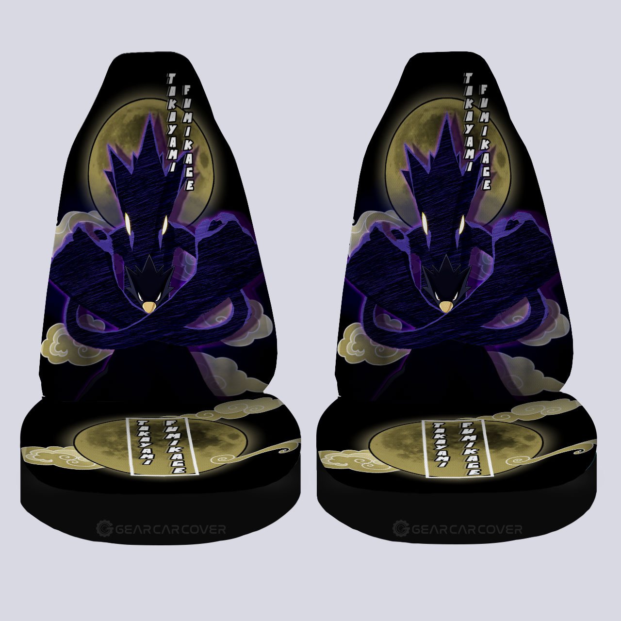 Fumikage Tokoyami Car Seat Covers Custom Anime My Hero Academia Car Interior Accessories - Gearcarcover - 4