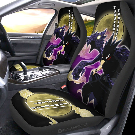 Fumikage Tokoyami Car Seat Covers Custom Anime My Hero Academia Car Interior Accessories - Gearcarcover - 2