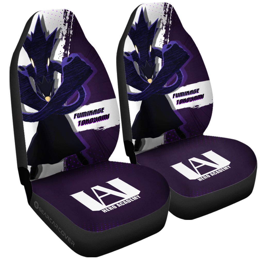 Fumikage Tokoyami Car Seat Covers Custom For My Hero Academia Anime Fans - Gearcarcover - 3