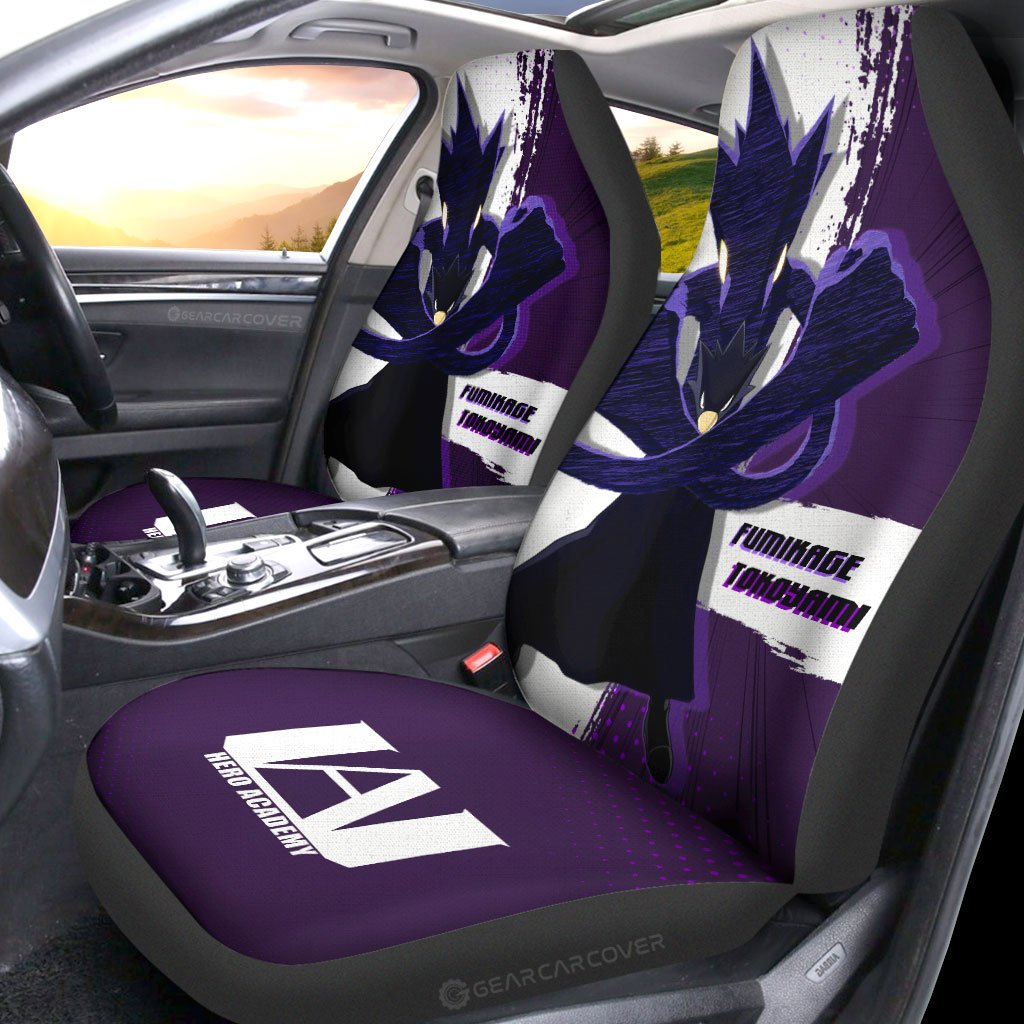 Fumikage Tokoyami Car Seat Covers Custom For My Hero Academia Anime Fans - Gearcarcover - 2