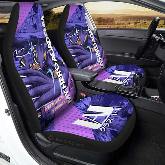 Fumikage Tokoyami Car Seat Covers Custom My Hero Academia Car Interior Accessories - Gearcarcover - 2