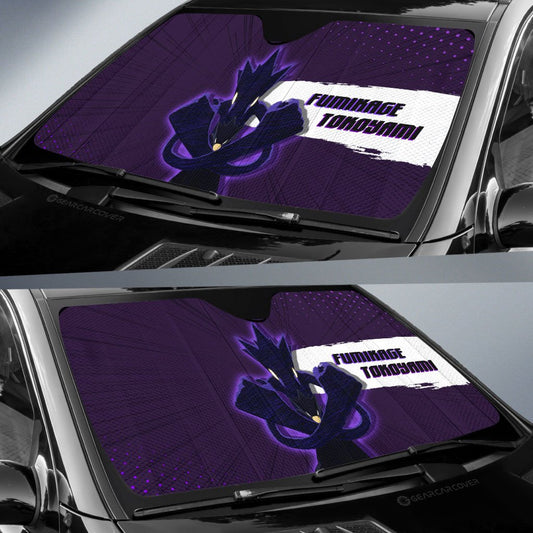 Fumikage Tokoyami Car Sunshade Custom For My Hero Academia Anime Fans - Gearcarcover - 2