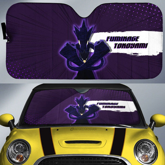 Fumikage Tokoyami Car Sunshade Custom For My Hero Academia Anime Fans - Gearcarcover - 1