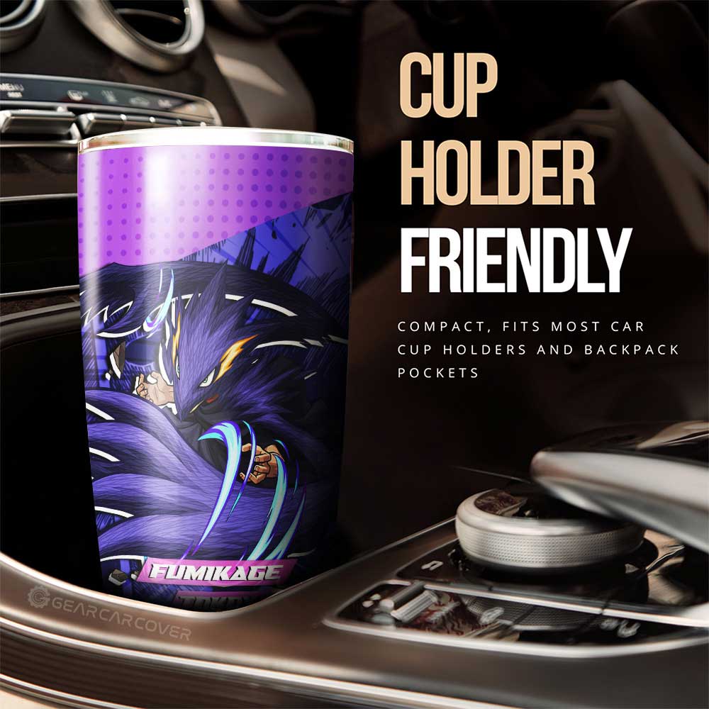 Fumikage Tokoyami Tumbler Cup Custom My Hero Academia Car Interior Accessories - Gearcarcover - 3