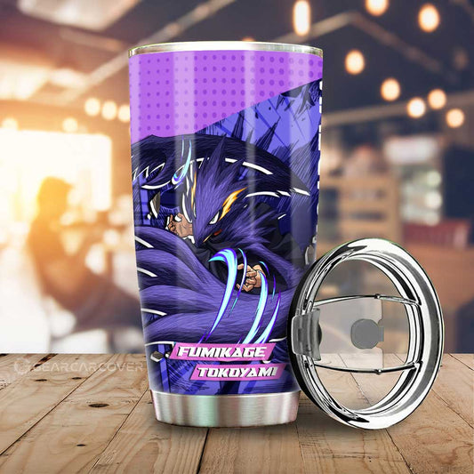 Fumikage Tokoyami Tumbler Cup Custom My Hero Academia Car Interior Accessories - Gearcarcover - 1