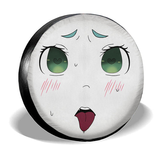 Funny Ahegao Face Spare Tire Covers Custom Ahegao Style Car Accessories - Gearcarcover - 2