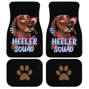 Funny Dog Dachshund Car Floor Mats Custom Car Accessories - Gearcarcover - 1