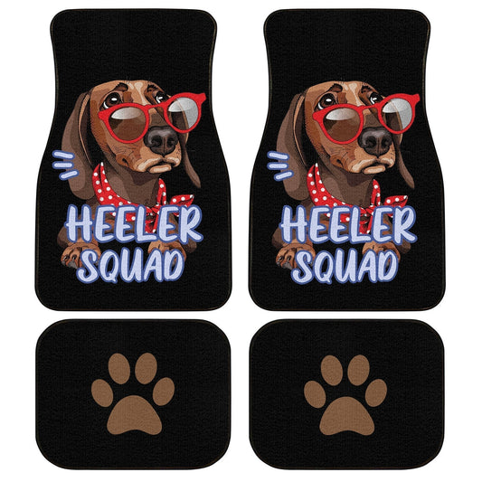 Funny Dog Dachshund Car Floor Mats Custom Car Accessories - Gearcarcover - 1
