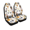 Funny Dog Face Car Seat Covers Custom Dog Car Accessories - Gearcarcover - 3