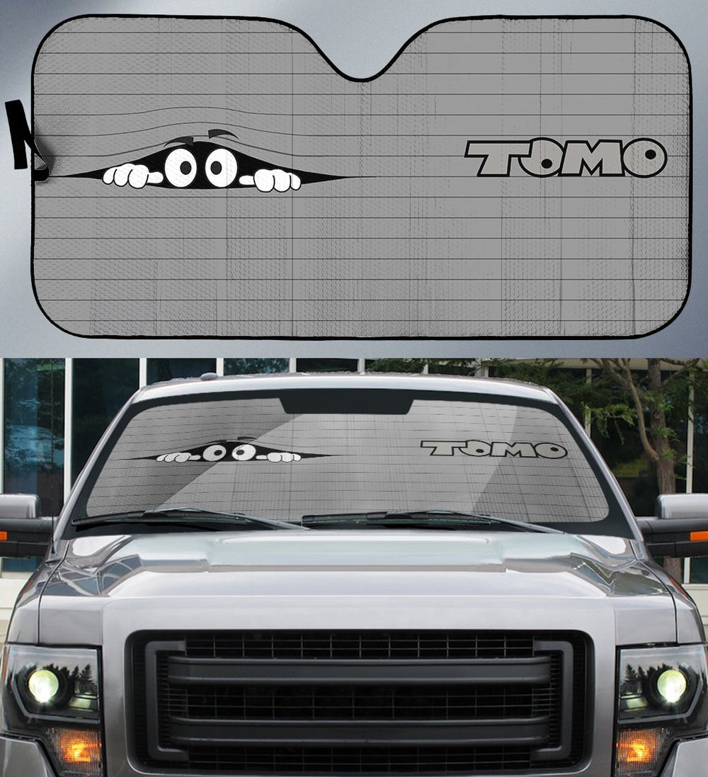 Funny Eyes Tomo Car Sunshade Custom Car Interior Accessories - Gearcarcover - 1