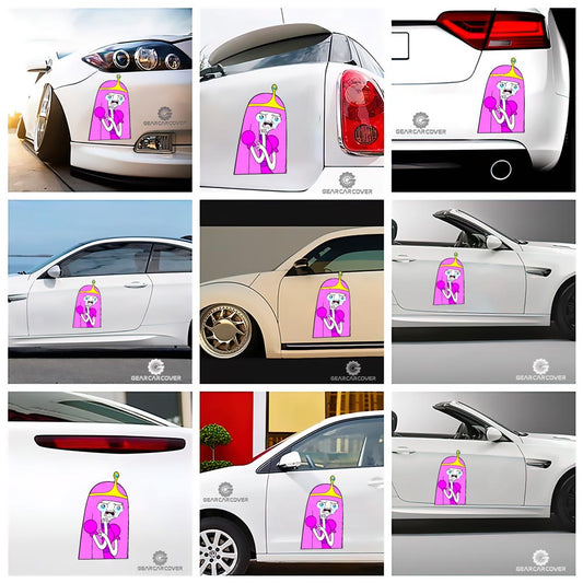 Funny Princess Bubblegum Car Sticker Custom Adventure Time - Gearcarcover - 2
