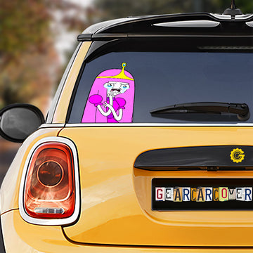 Funny Princess Bubblegum Car Sticker Custom Adventure Time - Gearcarcover - 1