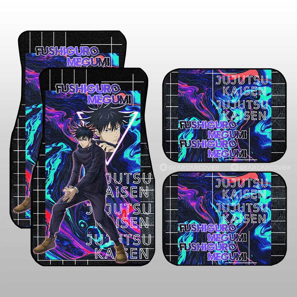 Fushiguro Megumi Car Floor Mats Custom Jujutsu Kaisen Anime Car Accessories - Gearcarcover - 3