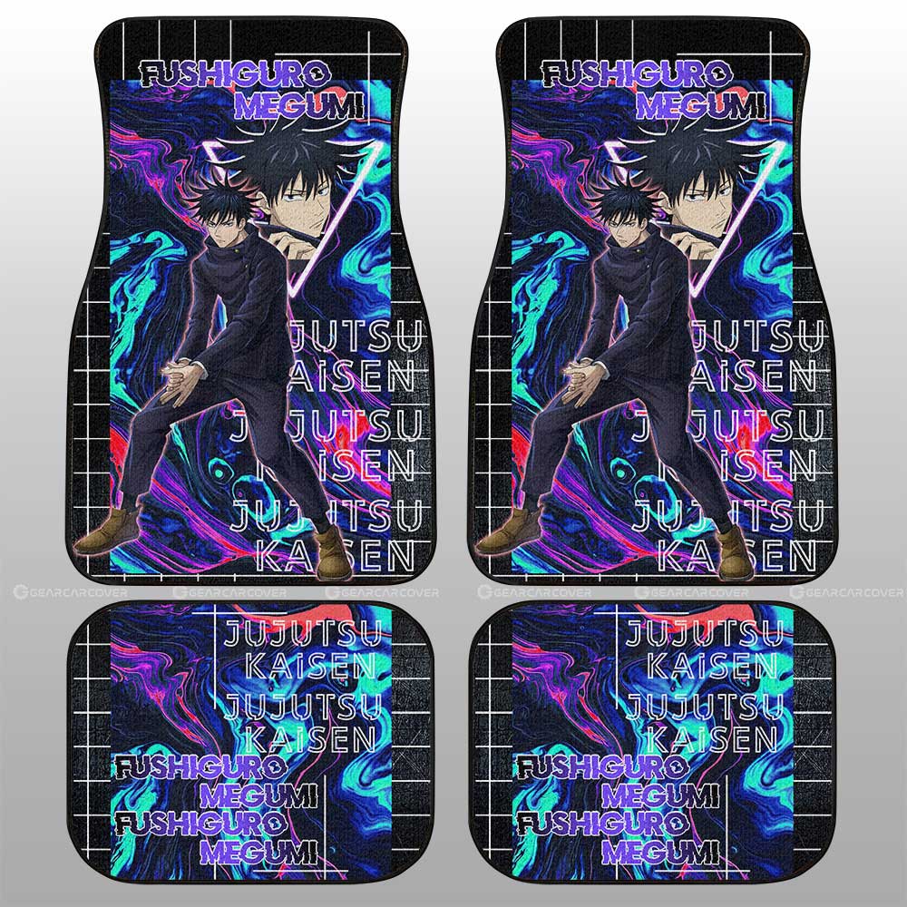 Fushiguro Megumi Car Floor Mats Custom Jujutsu Kaisen Anime Car Accessories - Gearcarcover - 1