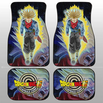 Future Trunks Car Floor Mats Custom Dragon Ball Anime Car Accessories - Gearcarcover - 1