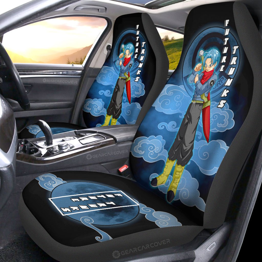 Future Trunks Car Seat Covers Custom Anime Dragon Ball Car Accessories - Gearcarcover - 2