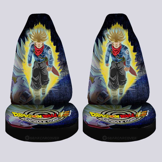 Future Trunks Car Seat Covers Custom Dragon Ball Anime Car Accessories - Gearcarcover - 1