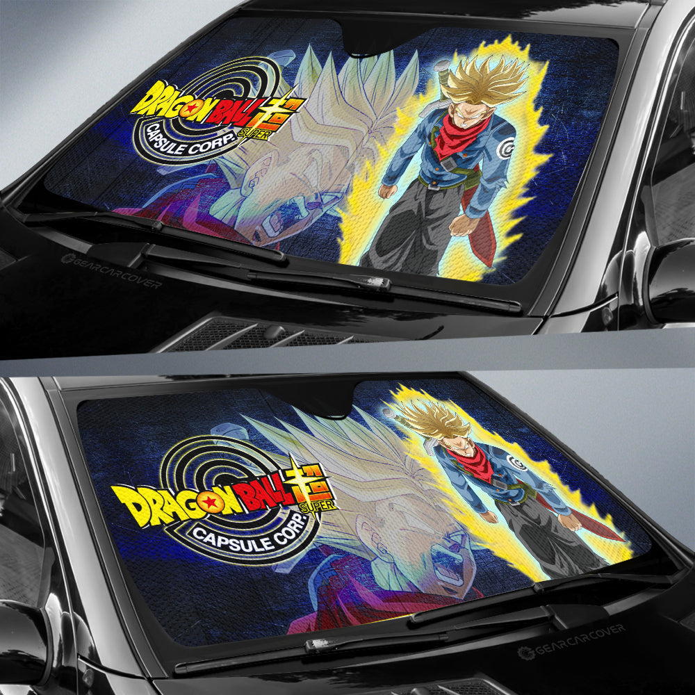 Future Trunks Car Sunshade Custom Dragon Ball Anime Car Interior Accessories - Gearcarcover - 3