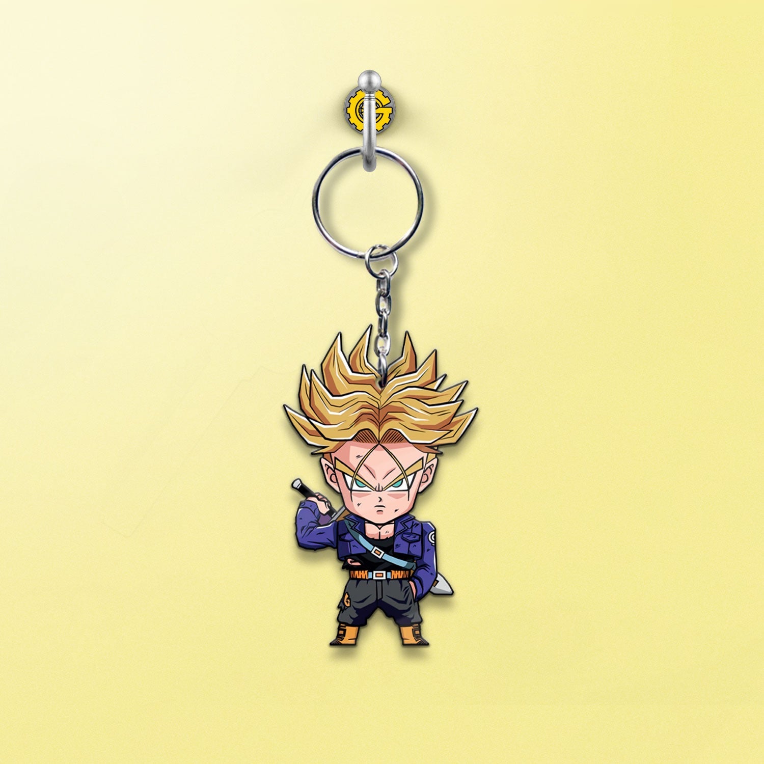 Future Trunks Keychain Custom Dragon Ball Anime Car Accessories - Gearcarcover - 2