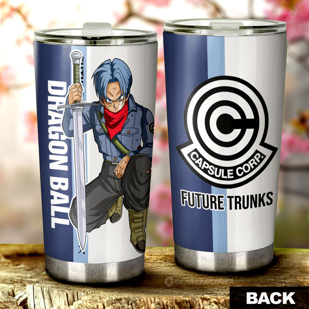 Future Trunks Tumbler Cup Custom Dragon Ball Car Accessories For Anime Fans - Gearcarcover - 3