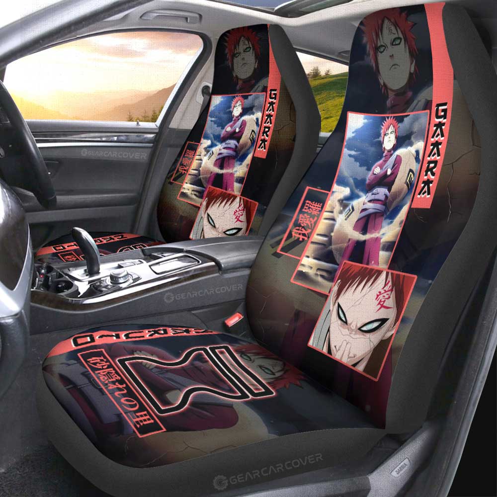 Gaara Car Seat Covers Custom Anime Car Accessories - Gearcarcover - 2