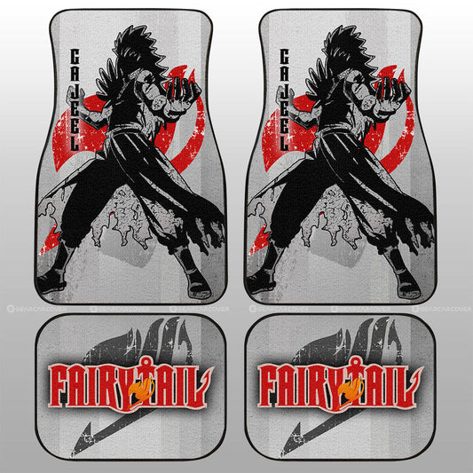 Gajeel Car Floor Mats Custom Fairy Tail Anime Car Interior Accessories - Gearcarcover - 1