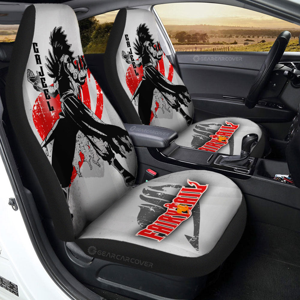 Gajeel Car Seat Covers Custom Fairy Tail Anime Car Accessories - Gearcarcover - 2