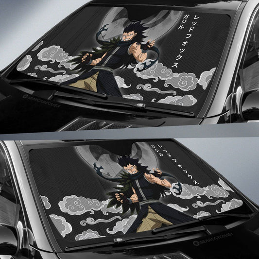 Gajeel Car Sunshade Custom Fairy Tail Anime Car Accessories - Gearcarcover - 2