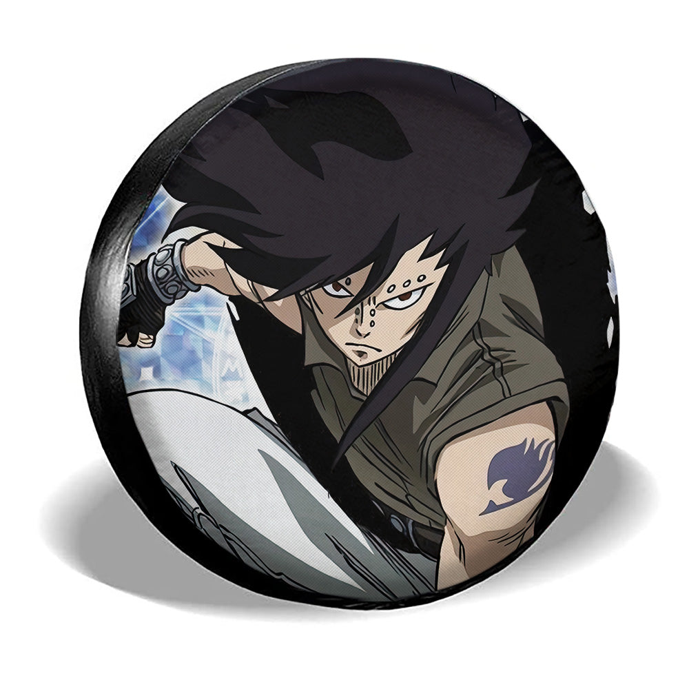 Gajeel Redfox Spare Tire Covers Custom Fairy Tail Anime Car Accessories - Gearcarcover - 2