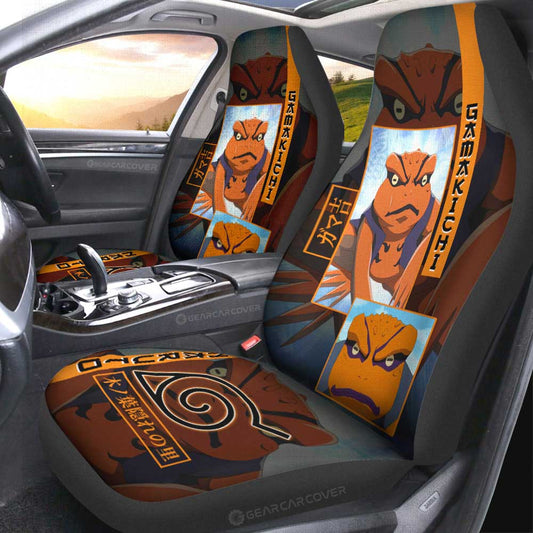 Gamakichi Car Seat Covers Custom Anime Car Accessories - Gearcarcover - 2