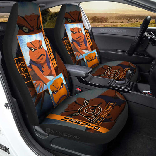 Gamakichi Car Seat Covers Custom Anime Car Accessories - Gearcarcover - 1