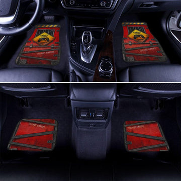 Game Zone Warning Car Floor Mats - Gearcarcover - 1