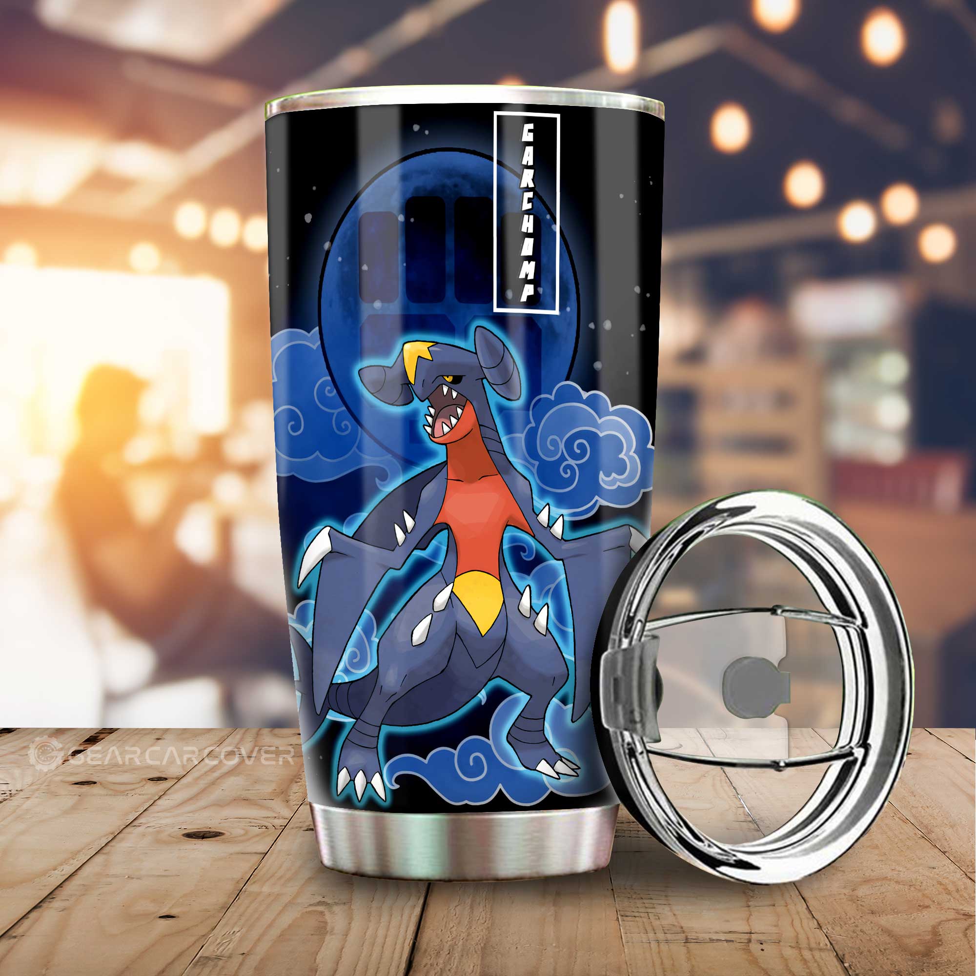 Garchomp Tumbler Cup Custom Anime Pokemon - Gearcarcover - 1