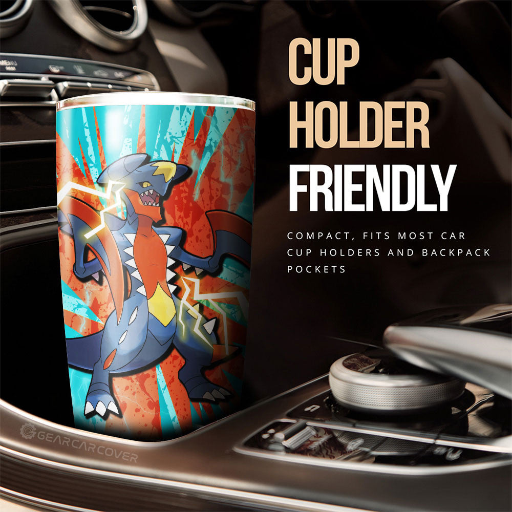 Garchomp Tumbler Cup Custom Car Interior Accessories - Gearcarcover - 2