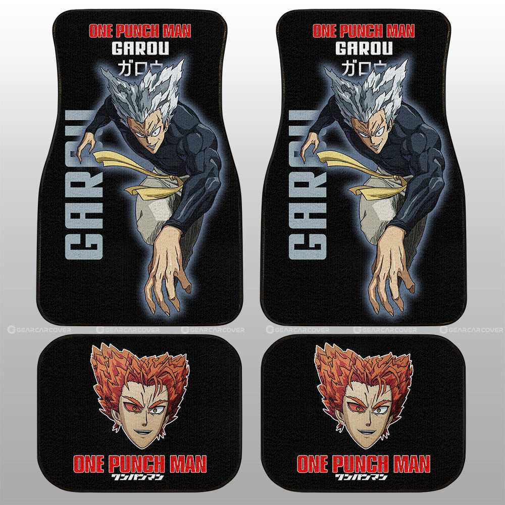 Garou Car Floor Mats Custom One Punch Man Anime Car Accessories - Gearcarcover - 1