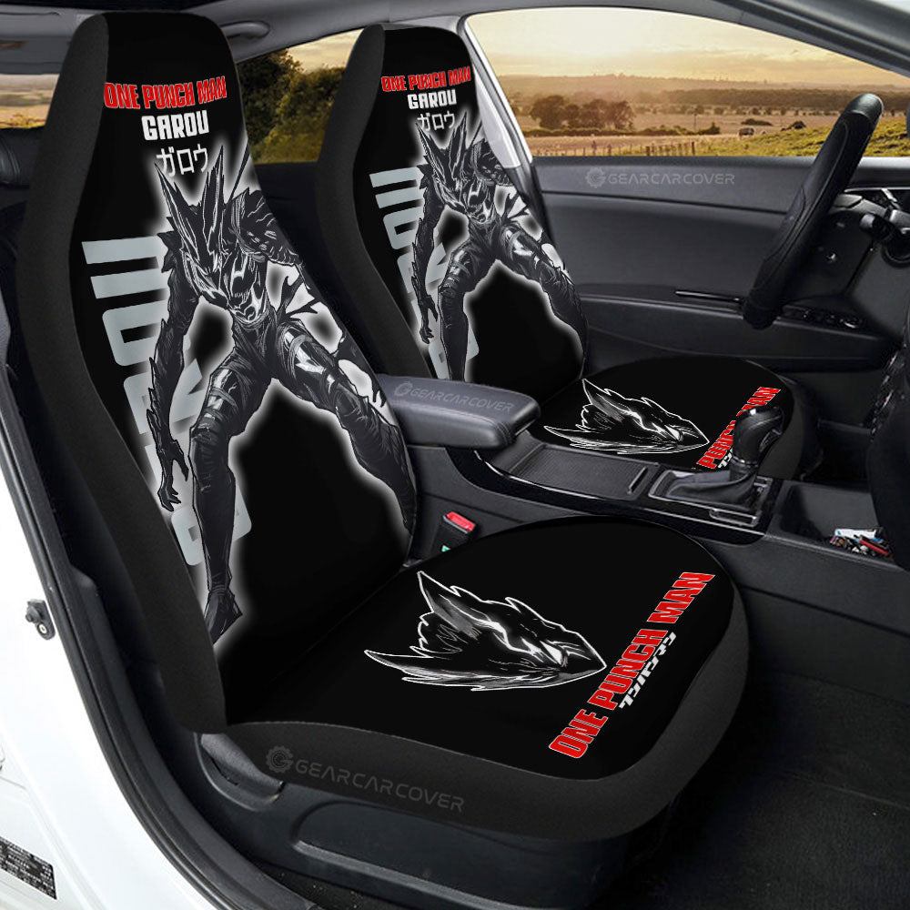 Garou Car Seat Covers Custom One Punch Man Anime Car Accessories - Gearcarcover - 3
