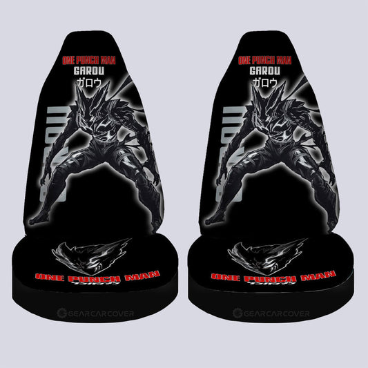Garou Car Seat Covers Custom One Punch Man Anime Car Accessories - Gearcarcover - 1