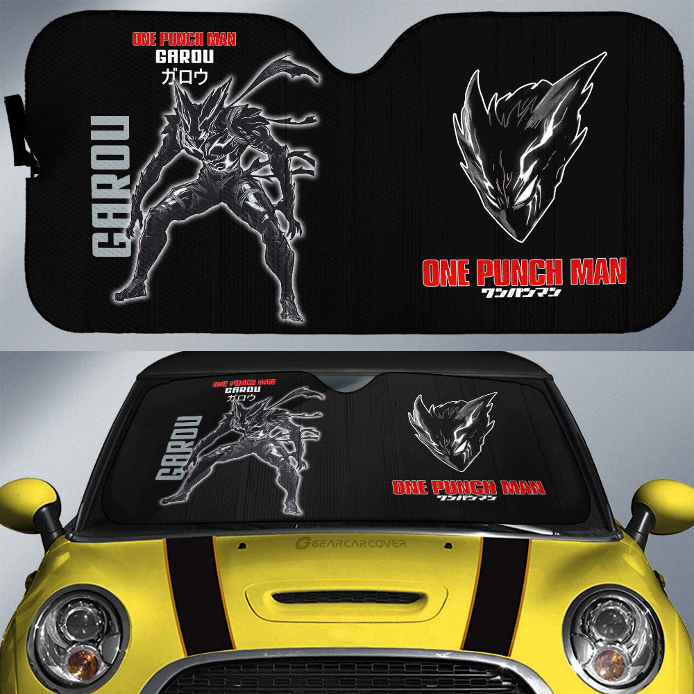 Garou Car Sunshade Custom One Punch Man Anime Car Interior Accessories - Gearcarcover - 1