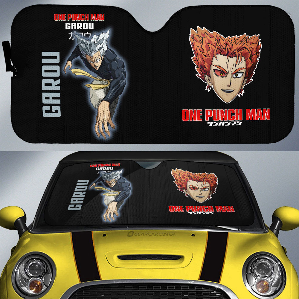 Garou Car Sunshade Custom One Punch Man Anime Car Interior Accessories - Gearcarcover - 1