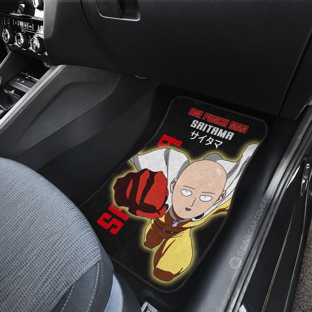 Garou Saitama Car Floor Mats Custom One Punch Man Anime Car Accessories - Gearcarcover - 4