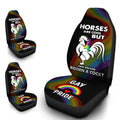 Gay Pride Car Seat Covers Custom Funny LGBT Car Accessories - Gearcarcover - 1