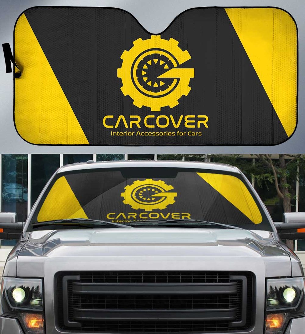 Gearcarcover Car Sun Shade Custom Brand Print - Gearcarcover - 1
