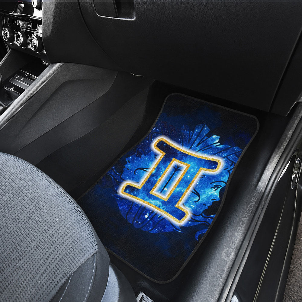 Gemini Car Floor Mats Custom Name Zodiac Car Accessories - Gearcarcover - 4