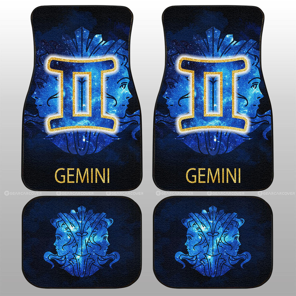 Gemini Car Floor Mats Custom Zodiac Car Accessories - Gearcarcover - 1