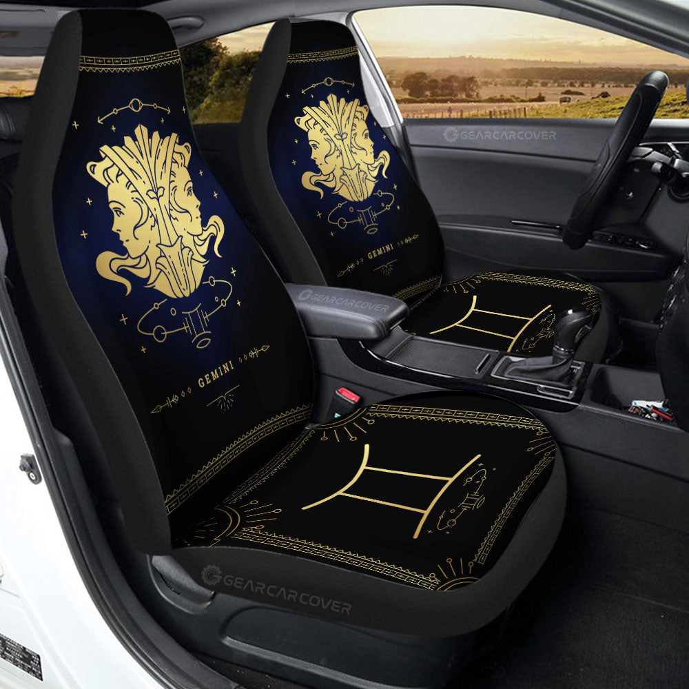 Gemini Car Seat Covers Custom Zodiac Car Accessories - Gearcarcover - 3