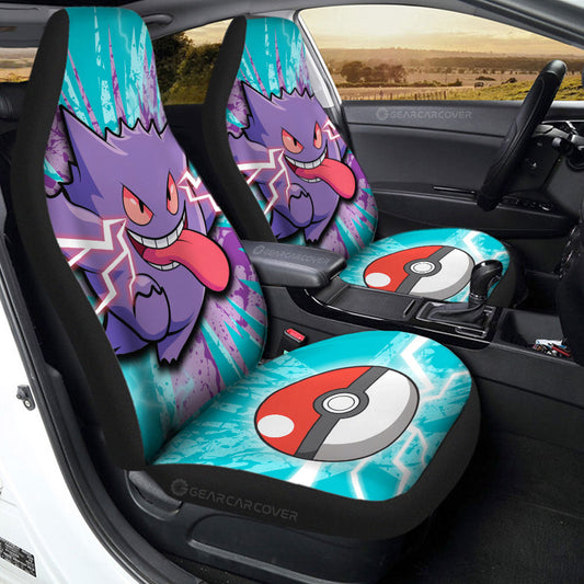 Gengar Car Seat Covers Custom Car Accessories For Fans - Gearcarcover - 2