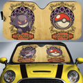 Gengar Car Sunshade Custom Car Interior Accessories - Gearcarcover - 1